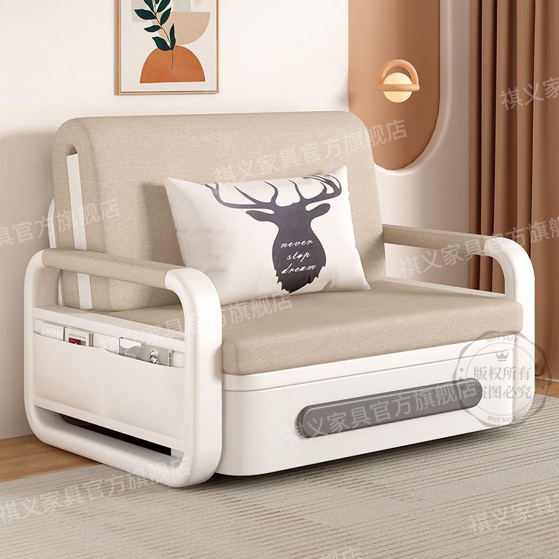 Sofa Bed Foldableing Dual-Purpose 2025 New Small Apartment Living Room Balcony Single Double Multi-Functional Simple Retractable Bed