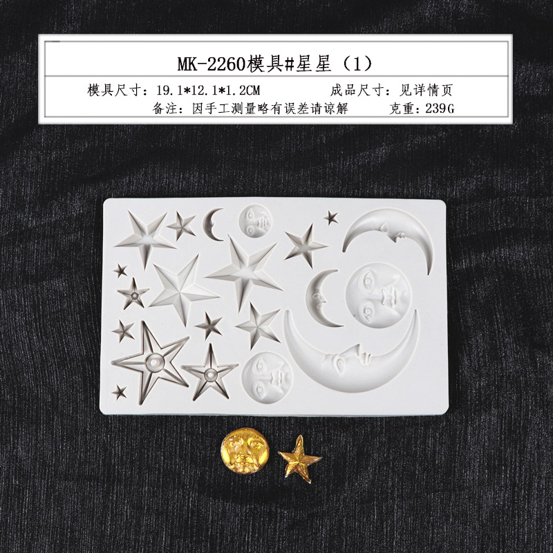 Fondant estilo Europeo en relieve de silicona molde gema pastelería de chocolate molde para hornear reloj decoración de la torta del molde de la torta