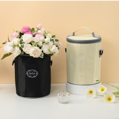 新品上市可插花便當包溫馨飯盒袋外出旅遊野餐包 戶外餐包冰包