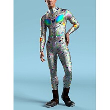 Y 43652 3D Digital Print Cosplay Bodysuit ��ʥ�ڽ�����