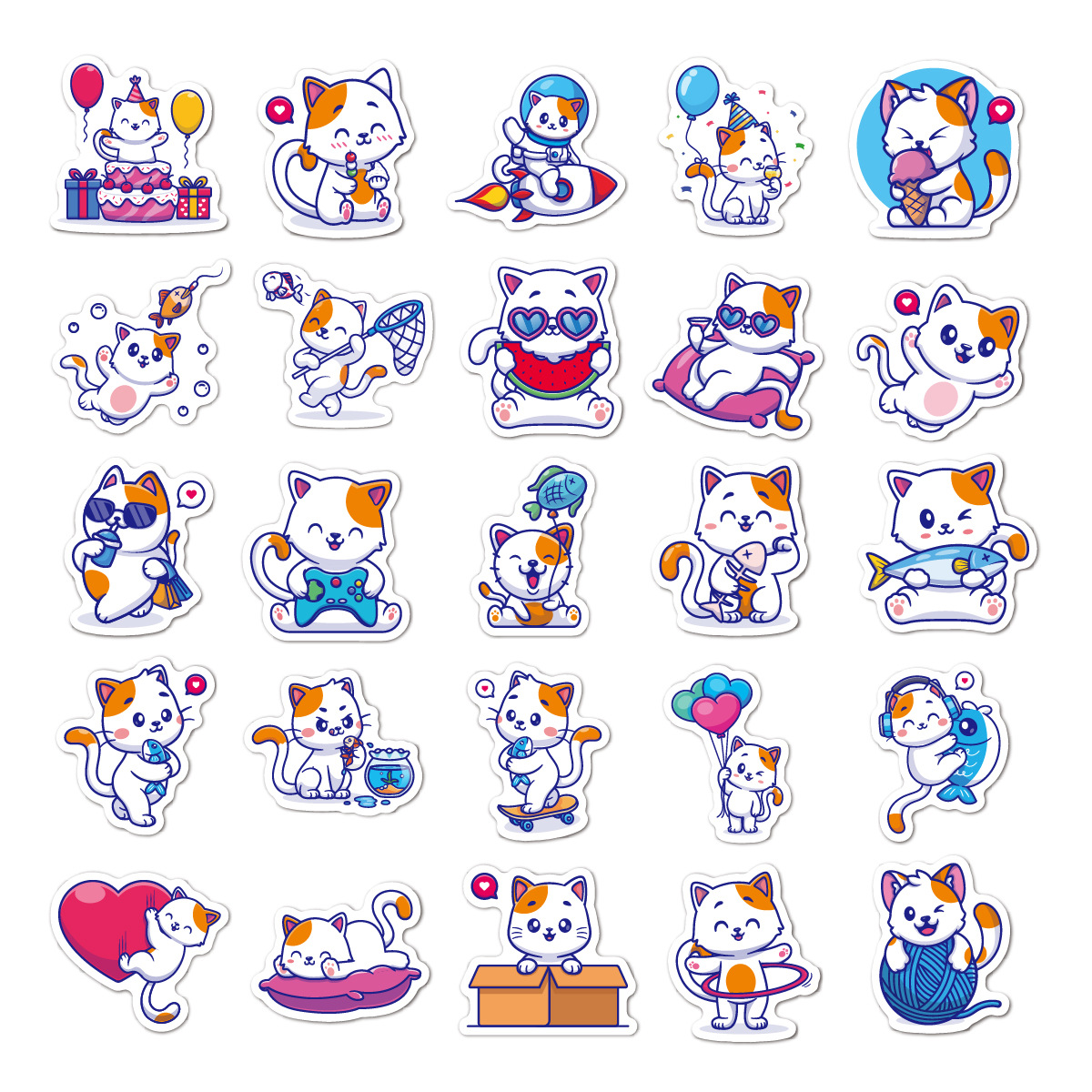 A02超萌猫咪贴纸50张 主图-03.jpg