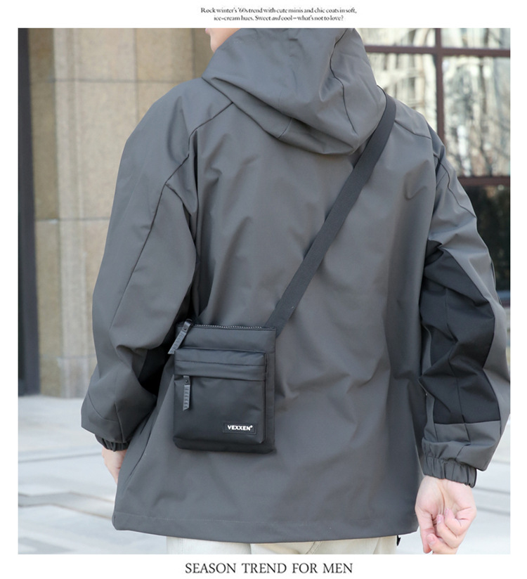 2025 Herrentasche Umhängetasche Casual Schultertasche Herrensrucksack Mini Handytasche Hochformat hochwertiges Design wasserabweisend leicht tragbar