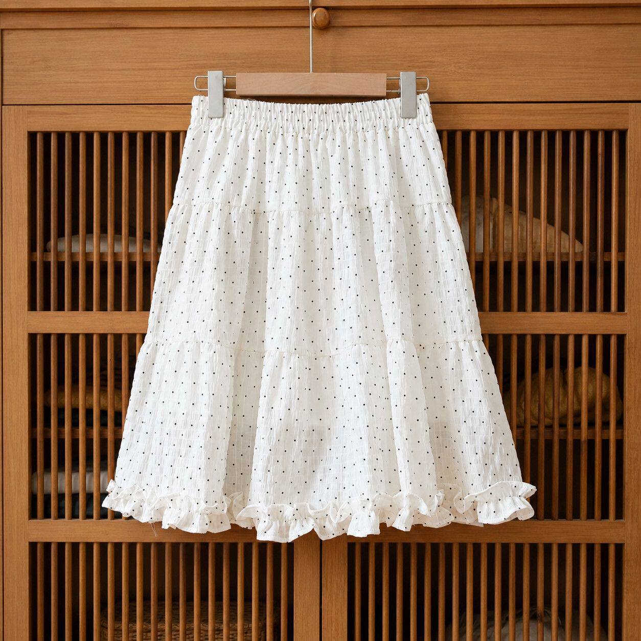 跨境女童波点半身裙2026夏季新款儿童蛋糕裙中大童甜美蓬蓬女孩中