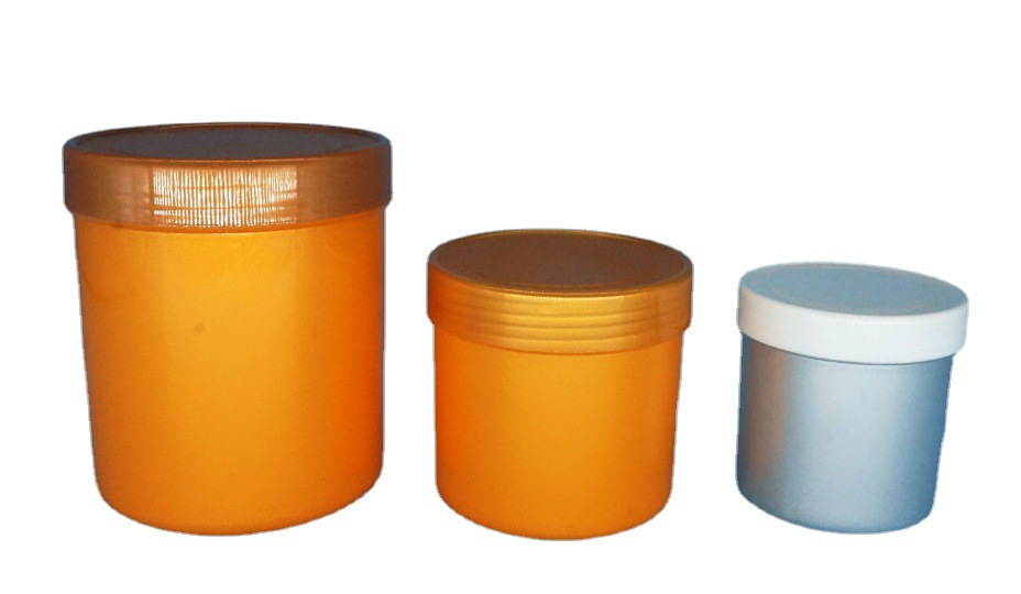 厂家直供PP300、500ML、1L一套系列焗油膏瓶、发膜瓶配手拉垫片