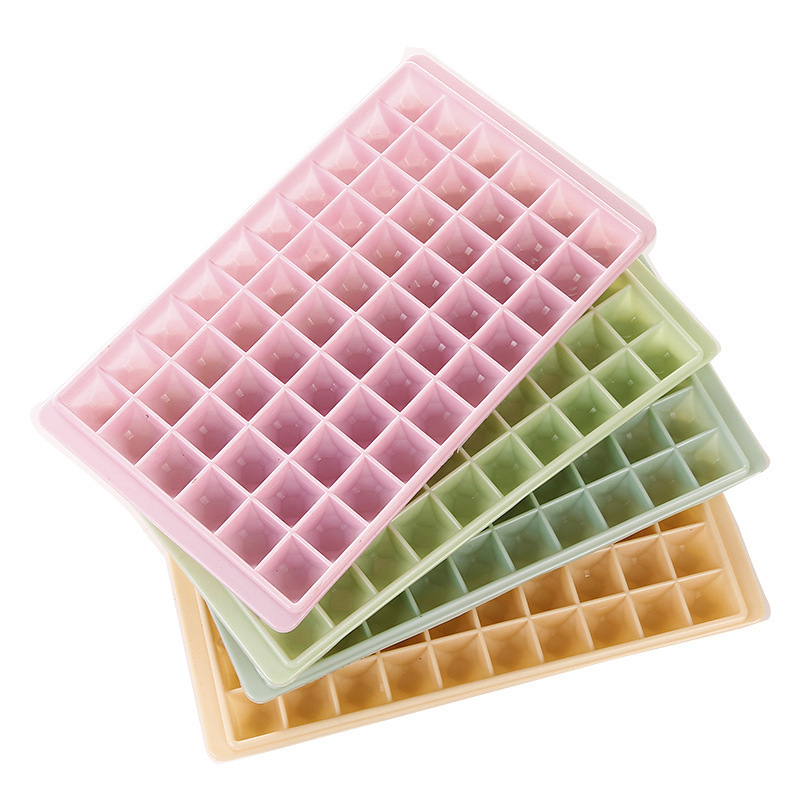 96 rejilla 60 rejilla grande diamante cubo de hielo molde caja de hielo diamante Smoothie creativo molde de cubo de hielo cuadrado caja de cubo de hielo