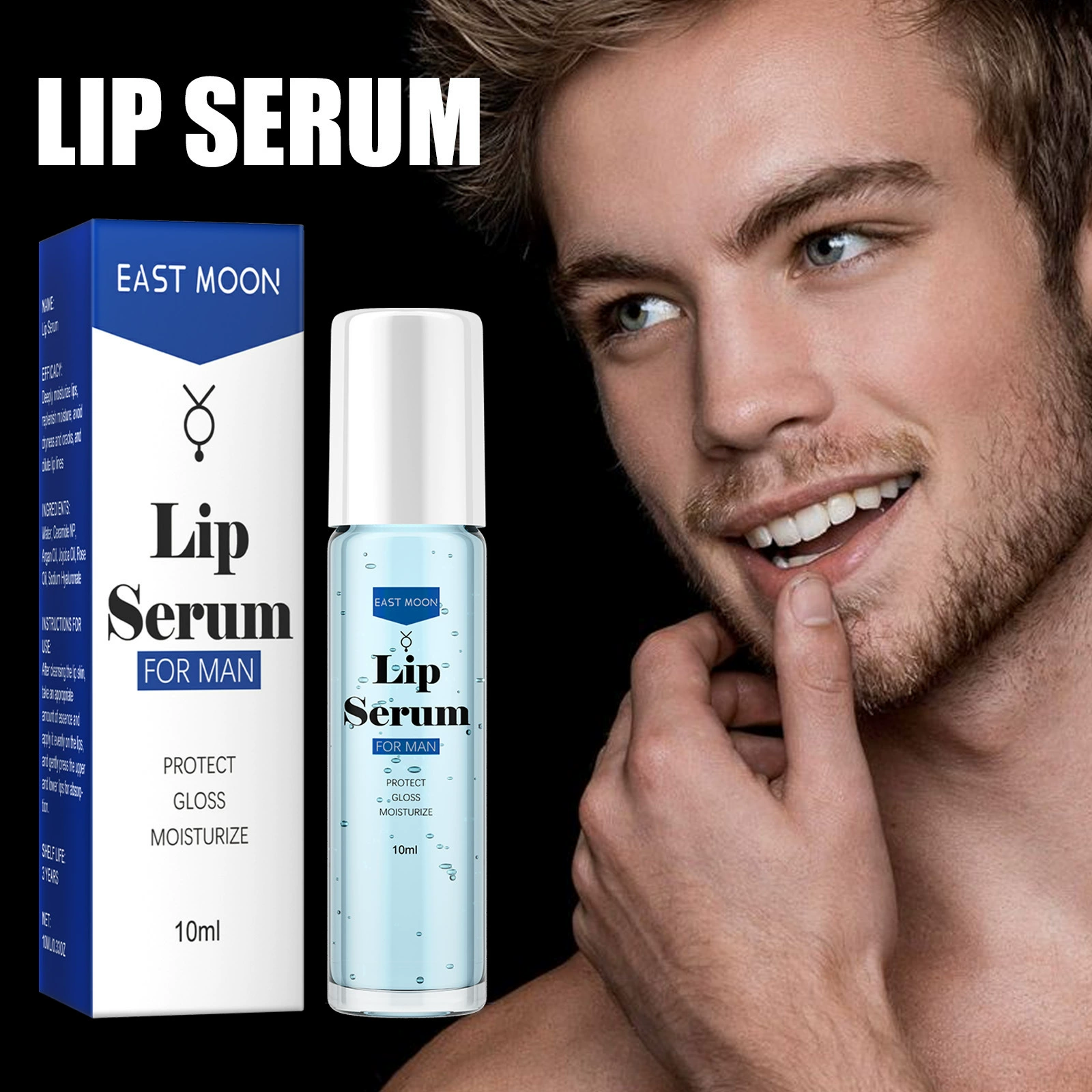 EAST MOON Сущность для губ шариковый раствор для увлажнения и осветления губ