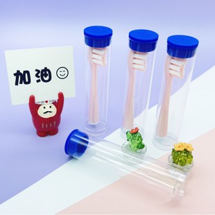Source Factory Direct Toothbrush Head Packaging Tube Packaging Tube Integrated Pc Transparent Large Diameter Packaging Tube