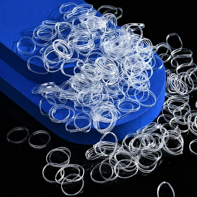 Band TPU Thickened Thickened Transparent | Saç üçün rezinlər