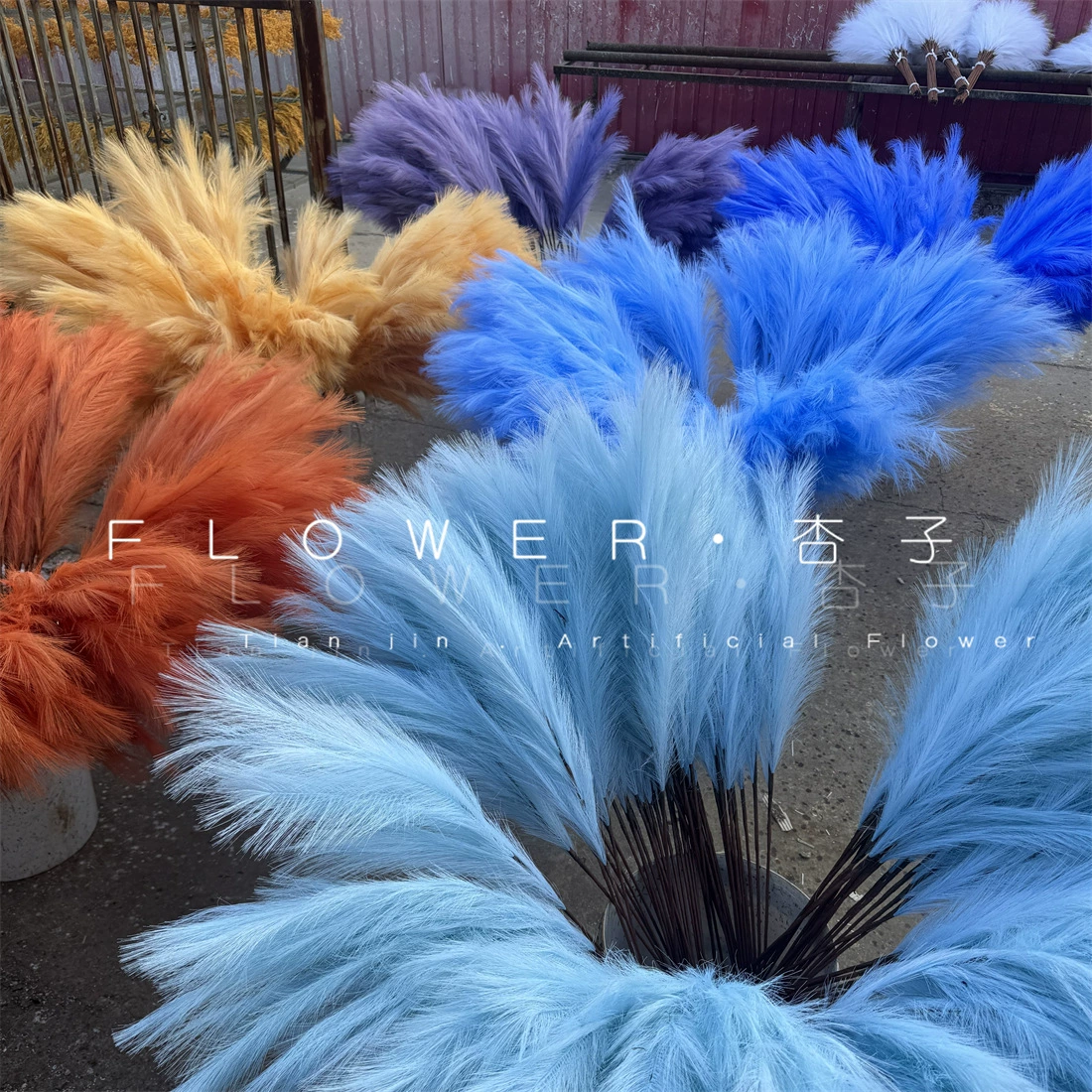 Интернет-красный фейерверк тростник имитация цветного тростника 12 тростника мягкая одежда новогодняя свадебная фотосъемка