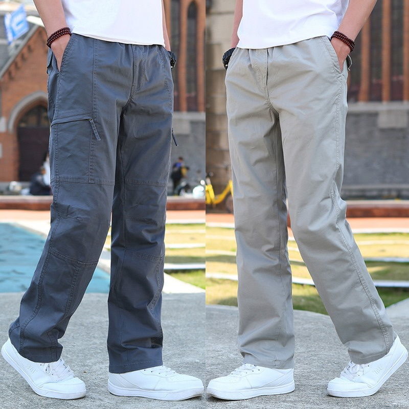 Autumn Workwear Long Pants Casual Pants Men's Pants Sports Loose Outdoor Straight Pants Men's Large Size