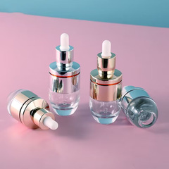 スポット透明高級精油ボトル30ml化粧品エッセンス原液分注ボトル50mlスポイト分注ボトル