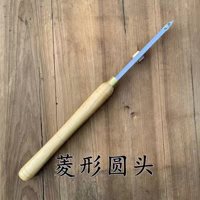 버려진 터닝 도구 전통적인 너도밤 나무 손잡이 사각 막대 다이아몬드 35R