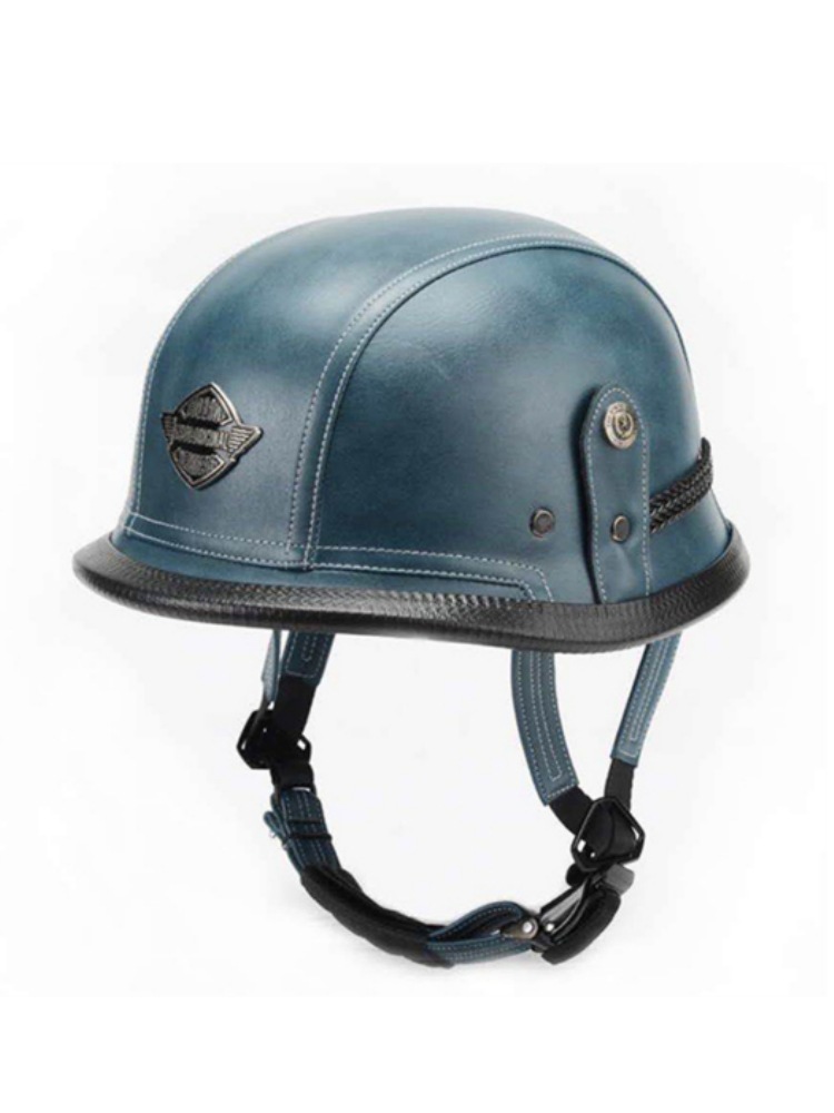 Bld Cross-Border Supply of Electric Vehicle Motorcycle Helmets Lightweight Helmets Unisex Retro Cruise Helmets