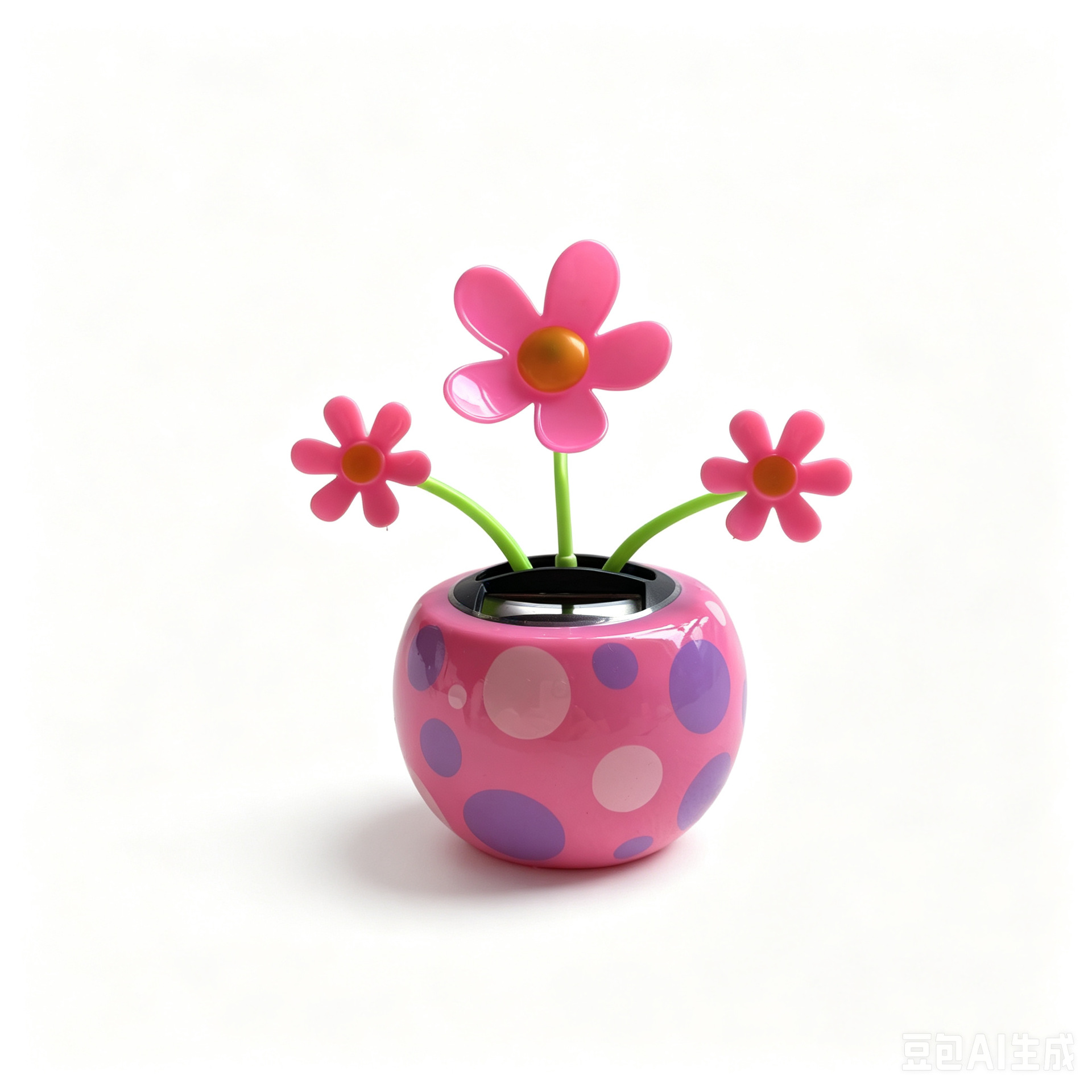 세 개의 작은 분홍색 꽃