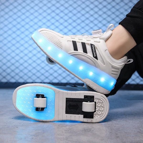 White [382 double wheels] with light