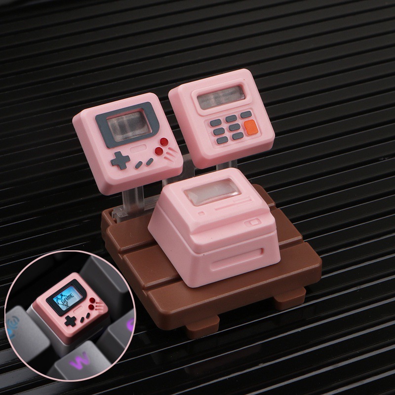 Teclas Retro Personalizadas K-04, Teclas Retro Clásicas Translúcidas, Teclas de Teclado Mecánico Tres en Uno Rentables