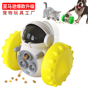 Pet supplies factory wholesale company New Amazon drain tumbler ball balance car dog toys