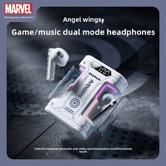 マーベル公式IP提携モデル ワイヤレスBluetoothイヤホン MV10 Bluetoothイヤホン ワイヤレスBluetooth5.3 デュアルイヤホン 在庫あり