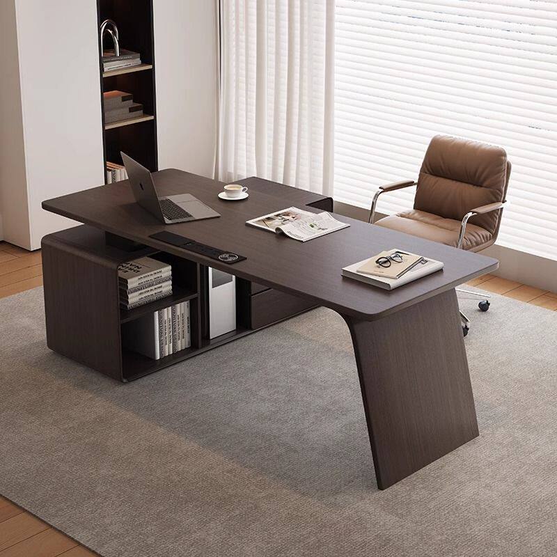 Italian-Style Minimalist Corner Desk, Solid Wood, Adult Home Use, Light Luxury, Modern High-End Feel, L-Shaped Executive Computer Office Desk Italian-Style Minimalist Corner Desk, Solid Wood, Adult Home Use, Light Luxury, Modern High-End Feel, L-Shaped Executive Computer Office Desk
