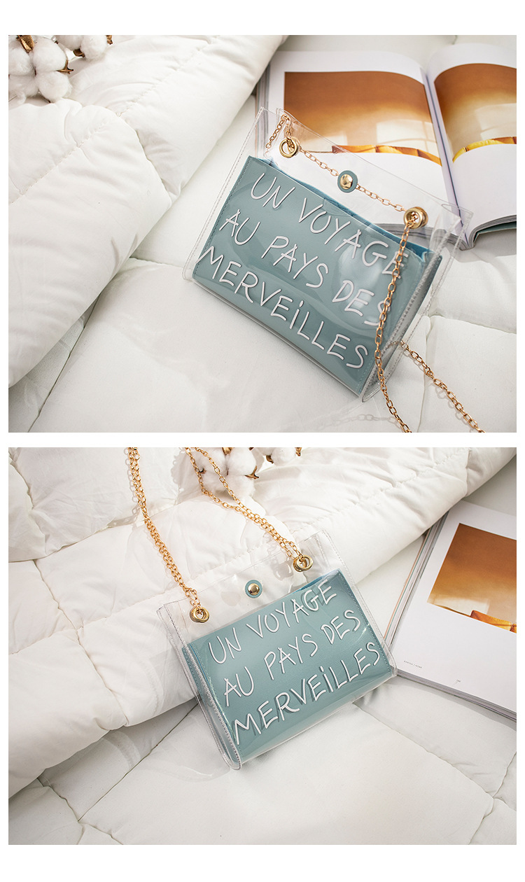 Women'S Gender Fashion Style Square Shape Women's All Seasons Pu Leather Fashion Chain Bag