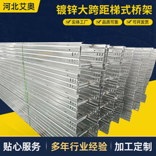 300*150梯式桥架电缆镀锌桥架 热浸锌槽式梯式承重防火铝合金桥架