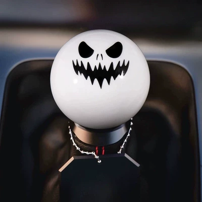 Cab and accessories transmission, round black and white ghost - devilish-white
