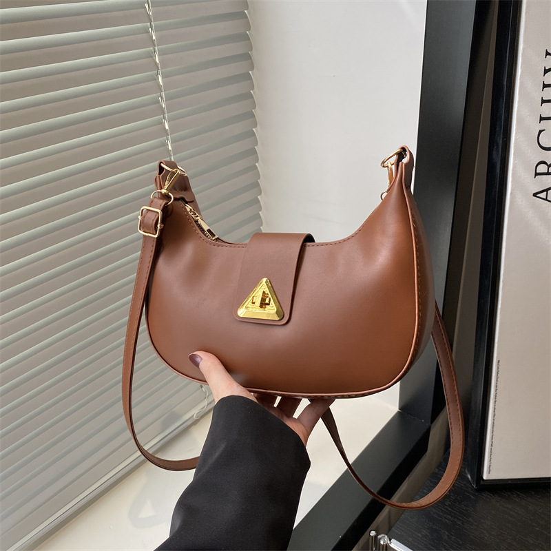 Bolso de hombro para mujer nueva textura de moda simple bolso de axila de moda coreana temperamento retro estilo occidental bolso de mensajero de viaje