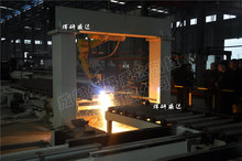 焊研威达 厂家生产 H型钢机器人切割加工生产线 龙门式