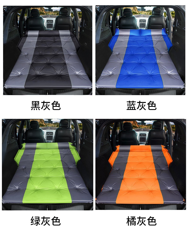 Car inflatable mattress, SUV in-car bed, trunk-resistant travel bed, air mattress, sleeping pad for road trips