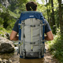 户外登山包专业大容量防泼水双肩包男女轻便徒步露营运动越野70L