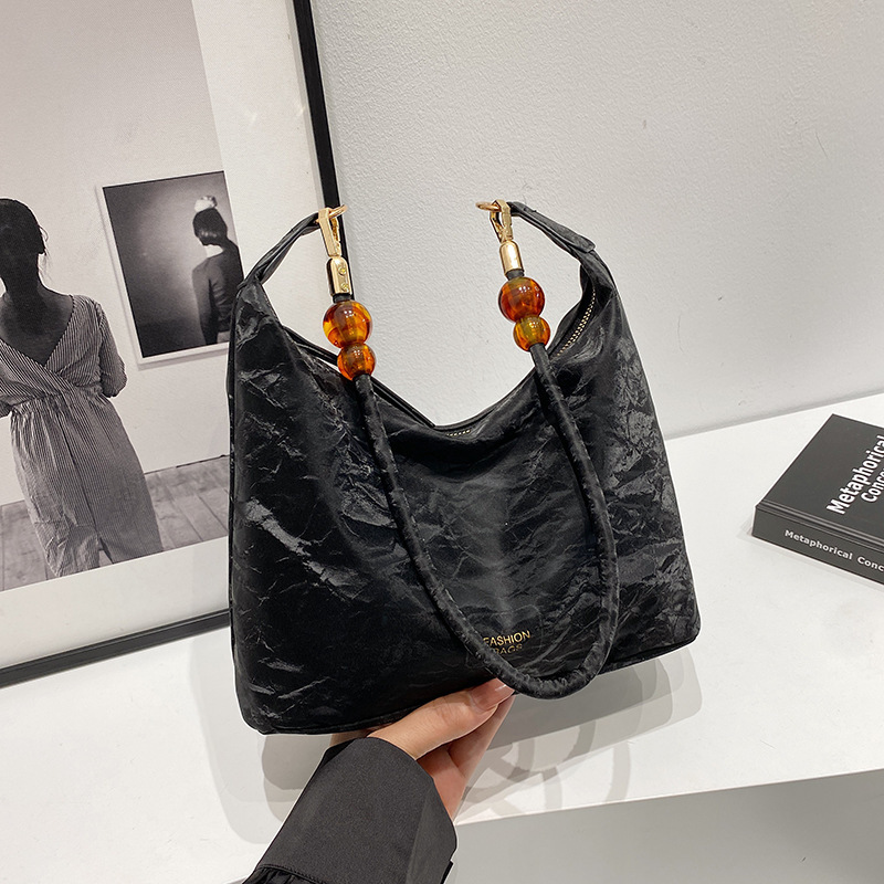 High-end niche designer bag women's 2024 new hand bag fashion shoulder armpit bag messenger bag