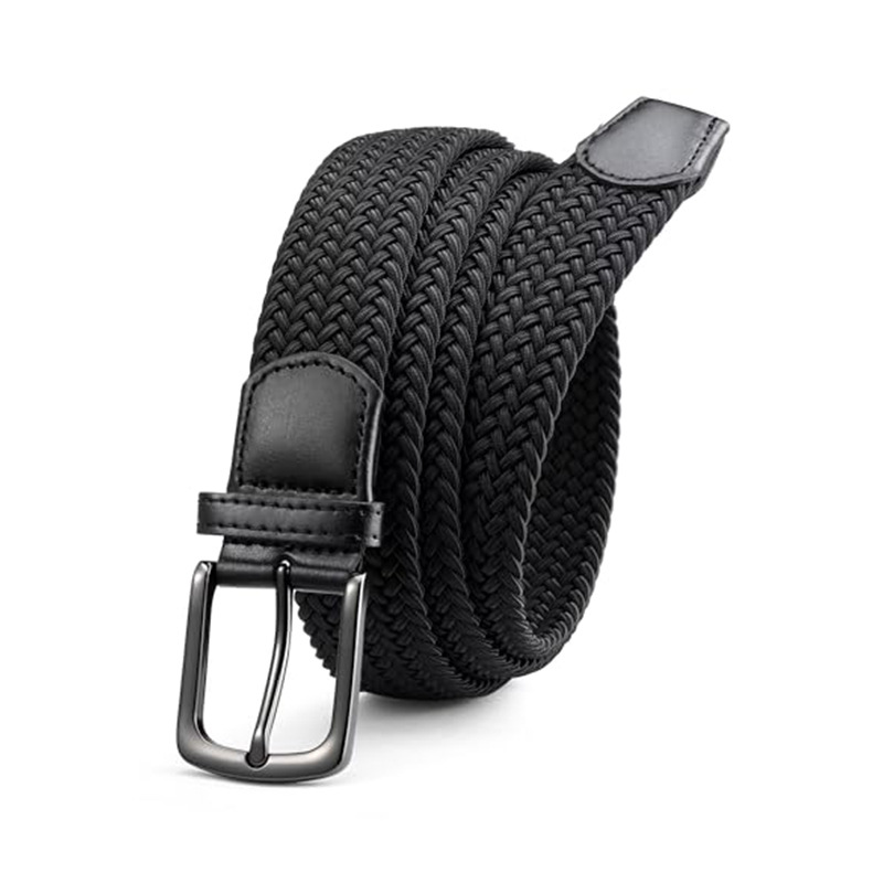 Men's Alloy Pin Buckle Cowhide Elastic Waist Wholesale Youth Student Fashion Versatile Stretch Belt_voghion.com