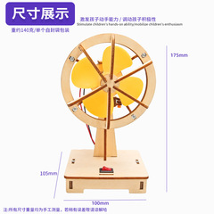 Science DIY Electric Oscillating Fan for Primary and Middle School Students Science Experiment STEM Education Educational Teaching Aids
