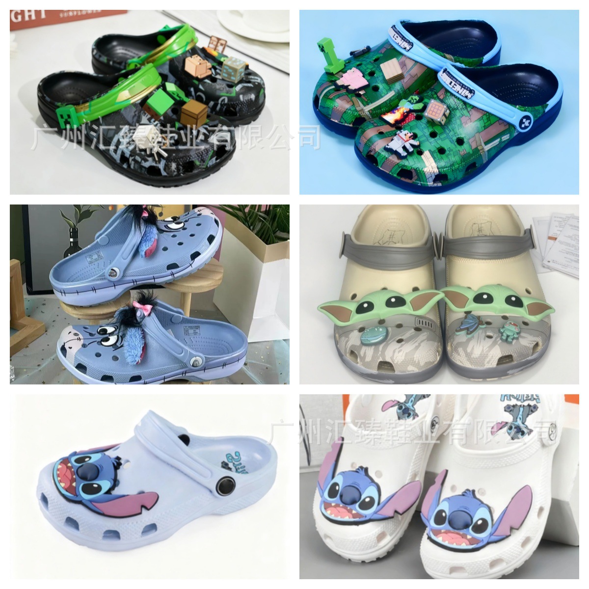Personaje clásico de la casa de tarjetas de estrellas de niños zapatos antideslizantes sandalias zapatillas de playa para niños al por mayor