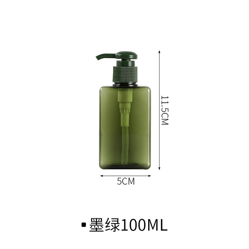 Chai phẳng màu xanh đậm 100ml