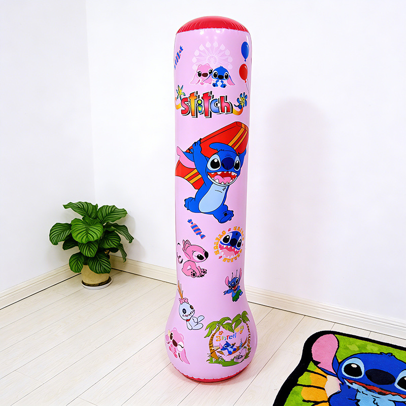 Cartoon Boxing Column Pink 120cm