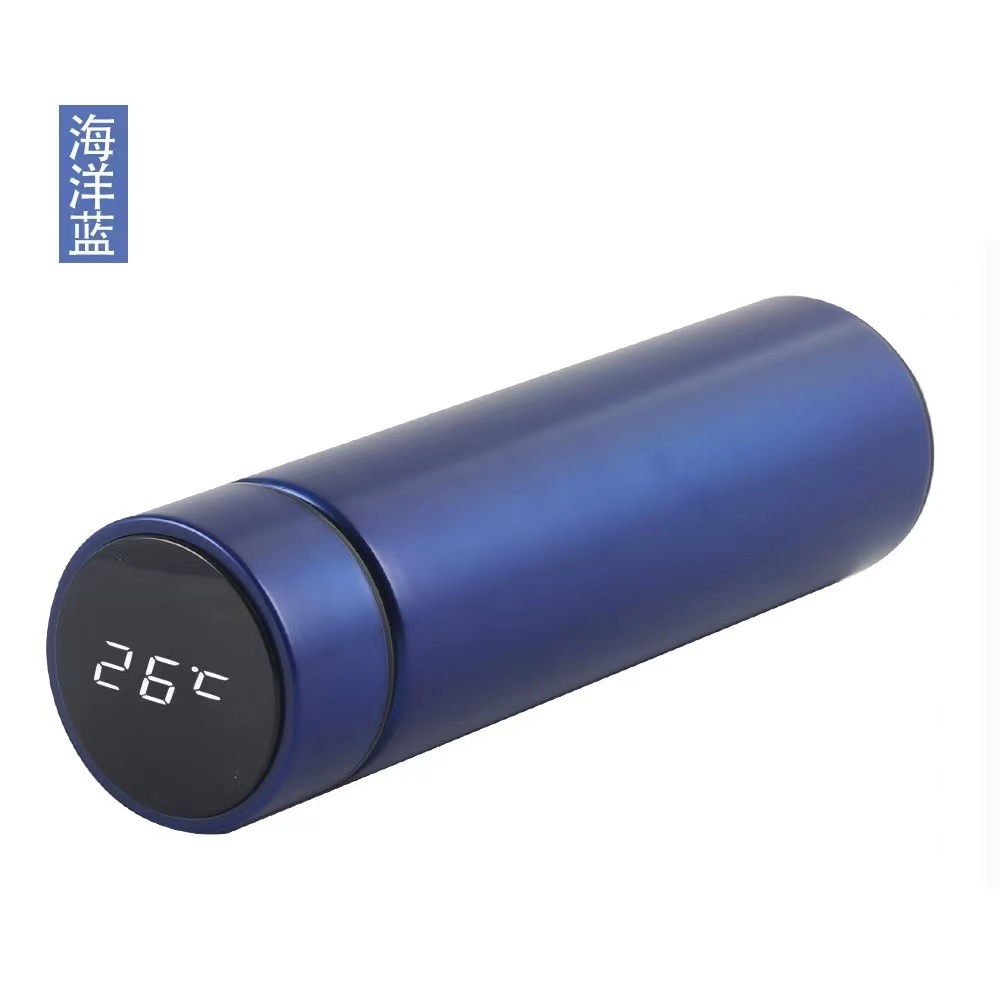 Taza de vacío de acero inoxidable taza de medición de temperatura inteligente Pantalla de temperatura negocio taza recta regalo taza promoción bienestar al por mayor