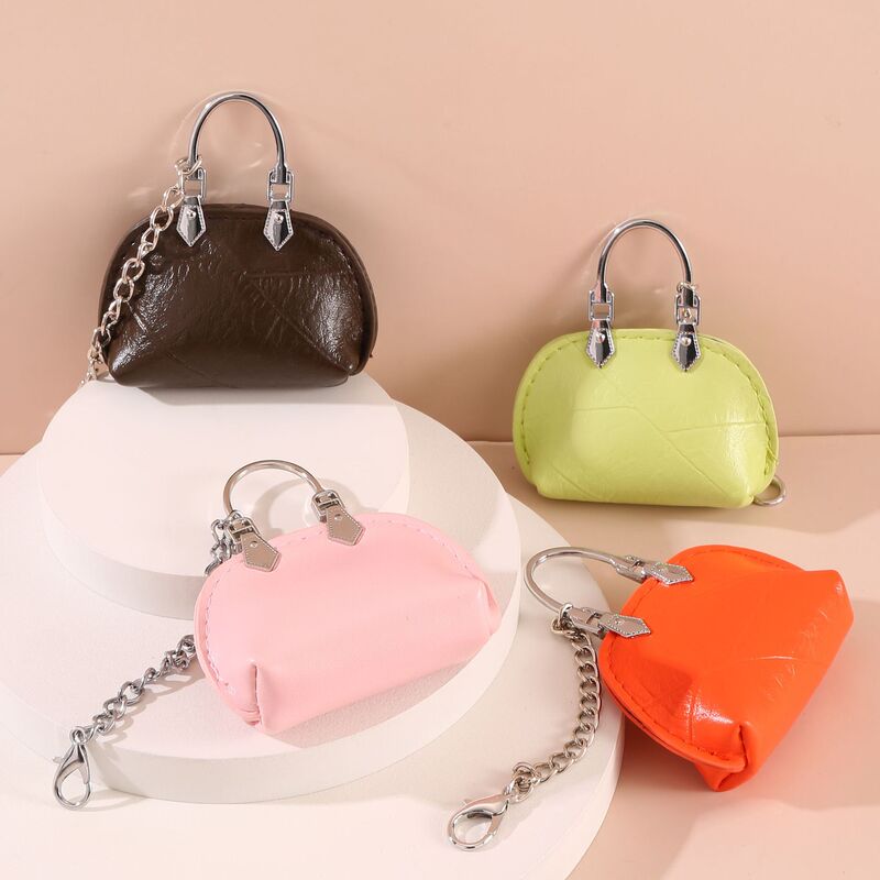 Cross-Border Popular DIY Accessories Pu Leather Small Bag Pendant Accessories Leather Cotton-Filled Mini Bag Keychain Cross-Border Popular DIY Accessories Pu Leather Small Bag Pendant Accessories Leather Cotton-Filled Mini Bag Keychain