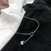 Brand pendant, retro chain for key bag , necklace, Japanese and Korean, simple and elegant design
