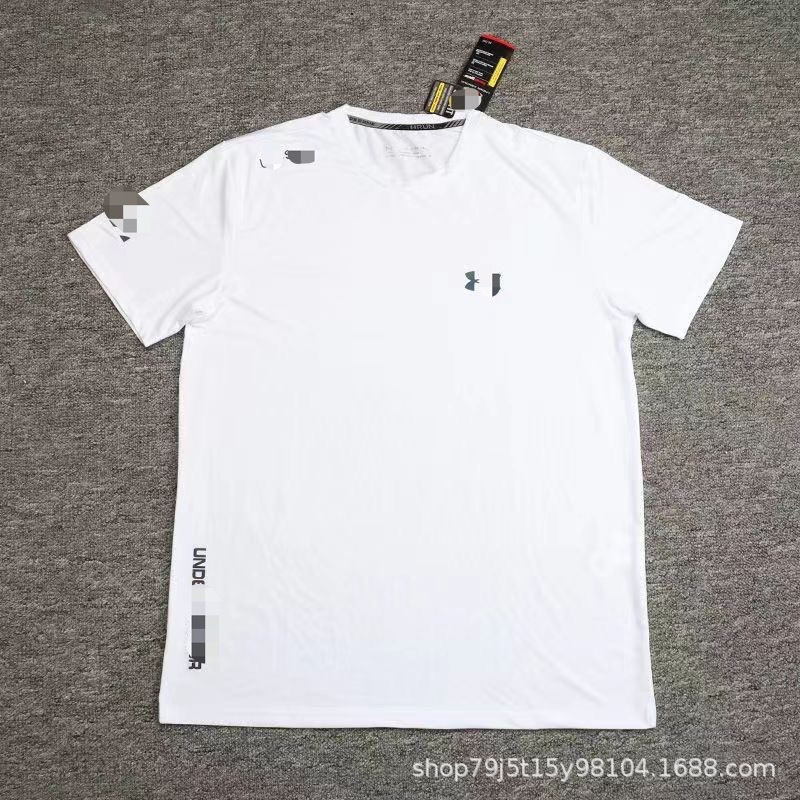 丸首速乾アイスシルク半袖Tシャツ メンズ 夏 スポーツ ランニング フィットネス ゆったり 通気性 トレーニングウェア 抗菌|undefined