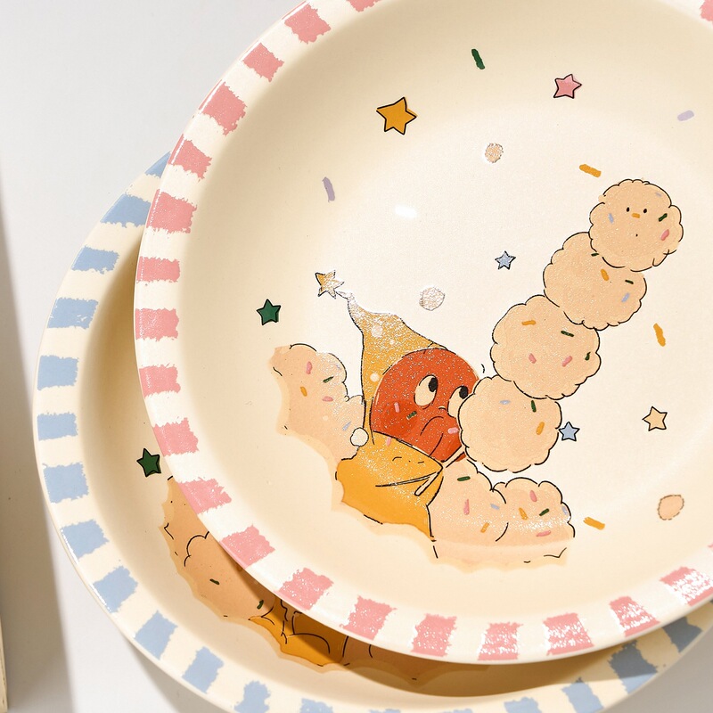 SAFO星星人杯子马克杯碟盘子餐具陶瓷水杯情侣男女生日礼物二人食|undefined