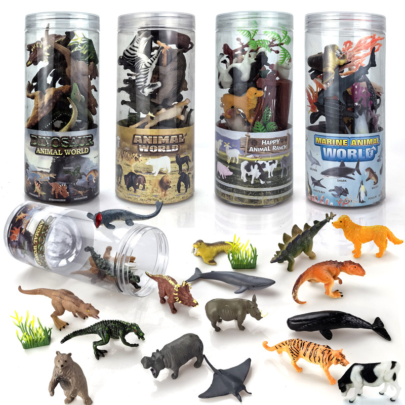 Cross-border Amazon a generation of solid Wildlife marine life ranch animal set simulation ornaments
