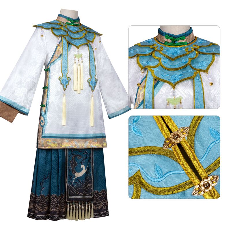 第五人格cos服古董商白泽古风汉服旗袍卷古风游戏套装cosplay服装|undefined