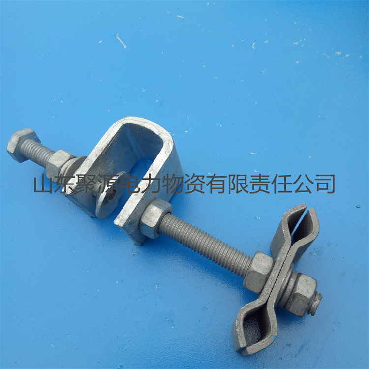 角钢塔用热镀锌引线线夹 opgw光缆引下线夹 引下夹具 光缆金具