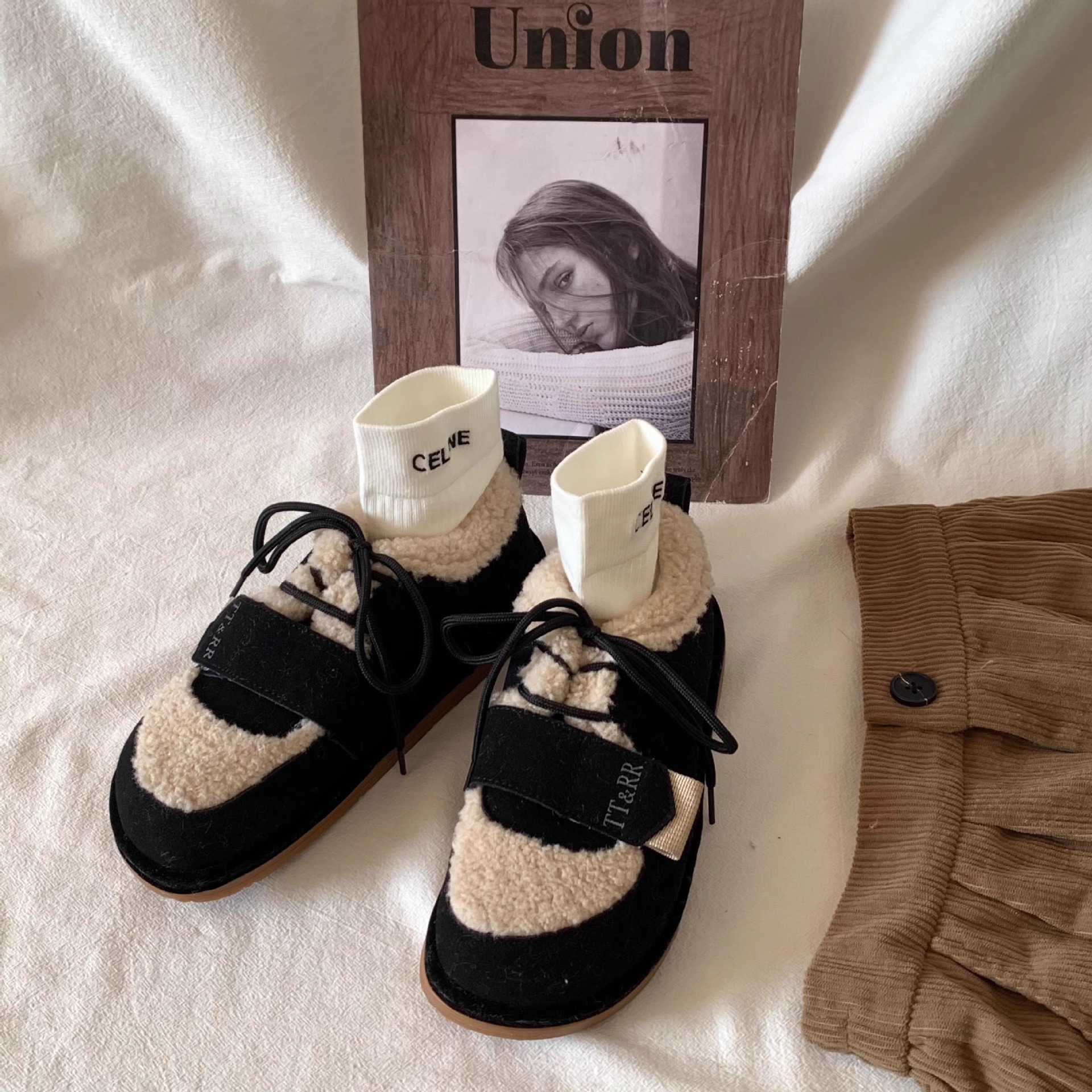 Stivali da neve donna invernali foderati caldi scarpe cotone_voghion.com