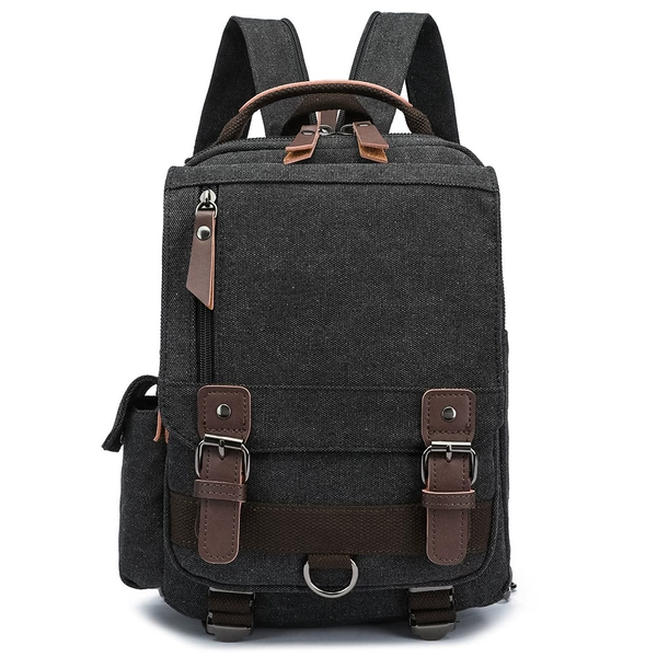 Black, worn on the shoulder