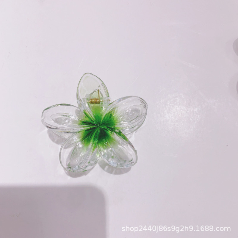 ビーチのリゾート風の卵の花のヘアピンの女性の後頭部の半分の髪のクリップの気質のサメのクリップの髪の飾り
