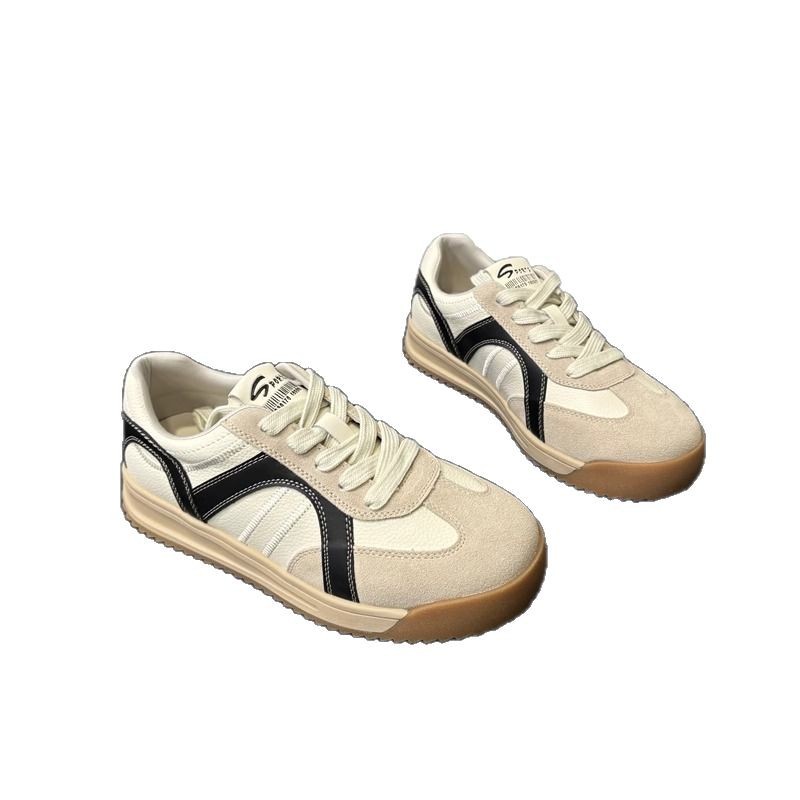 Shougu ~ auténticos zapatos de suela gruesa super caliente para mujeres 2025 nuevos zapatos de pie pequeños zapatos casuales de entrenamiento de estilo alemán