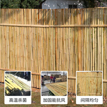 竹籬笆柵欄圍欄護欄竹竿戶外庭院花園院子室外隔斷竹子牆裝飾