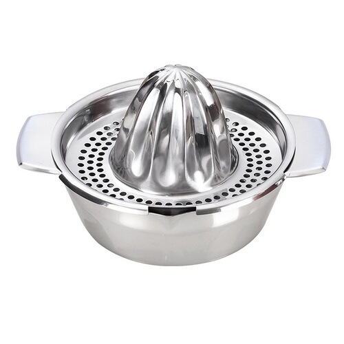 Amazon 304 stainless steel manual juicer fruit lemon orange juicer hand-pressed portable juicer